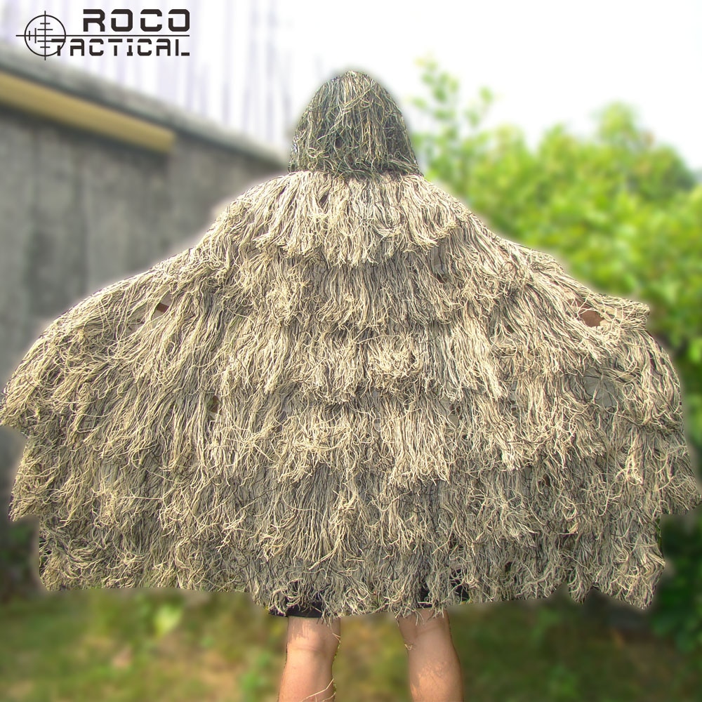 Rocotactical 淮 ghillie    ghillie top airsoft paintball  ghillie poncho suit 巣